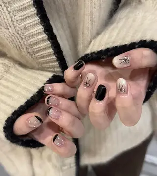 ネイル By moonネイル 🌷ワンホン/韓国風のネイルデザイン