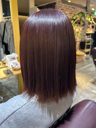 ショート 縮毛矯正／レイヤー／ 🌼mizukiのヘアスタイル
