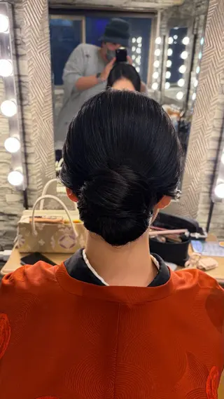 ミディアム ヘアアレンジ hair make  Lucciのヘアスタイル