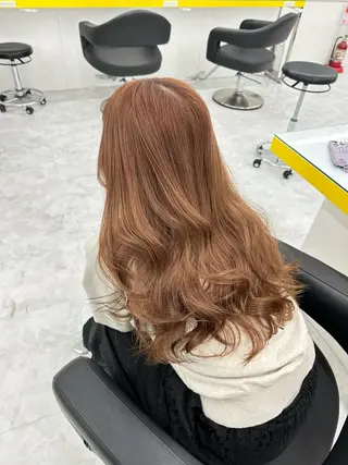 ロング 縮毛/ダブルカラー 🦋ベージュヘア🦋のヘアスタイル