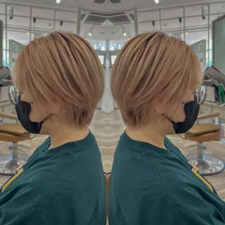 ショート 塚本/豊橋メンズ特化 パーマ、ヘッドスパのヘアスタイル