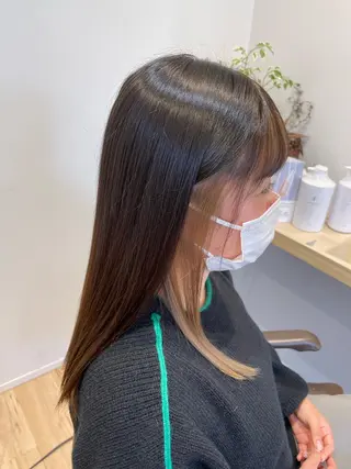 ロング カラー 鎌田 一徳のヘアスタイル