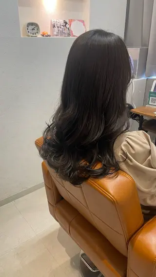ロング カラー 【完全個室】髪質改善 暖色カラー/山崎唯奈のヘアスタイル