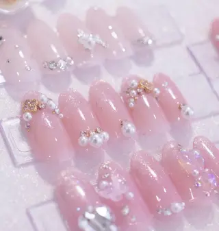 ネイル ❁miju nail 大人上品/自爪育成のネイルデザイン
