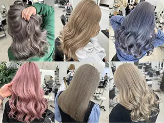ロング カラー 原宿ハイトーンカラー 🌼みるい🌼のヘアスタイル