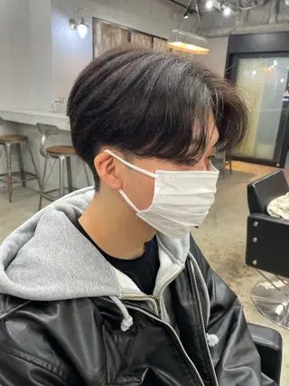 パーマ メンズ 新宿/韓国ヘア/ 髪質改善ストレートのヘアスタイル