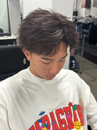メンズ 岩佐 柚太のヘアスタイル