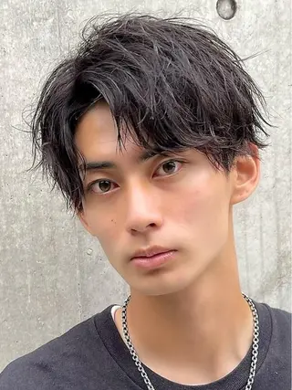 パーマ メンズ 👑メンズパーマ屋 👑/栄/馬場斗生のヘアスタイル