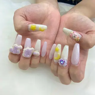 ロング ネイルJaol 池袋のネイルデザイン