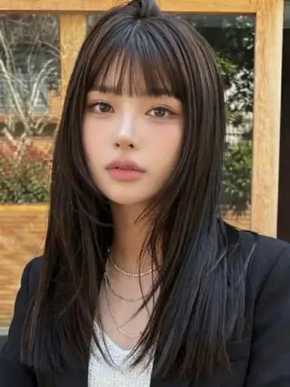 ロング ☁️透明感カラー× レイヤー ☁️ノアのヘアスタイル