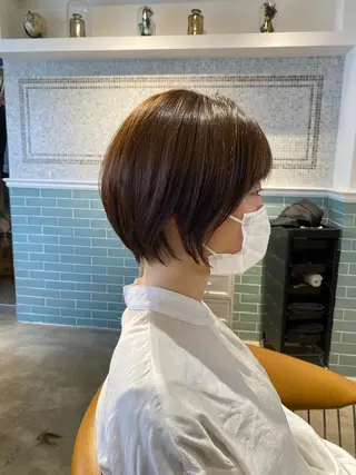 ショート 髪質改善レイヤー/ ボブたんの翔太のヘアスタイル