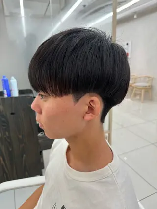 ショート パーマ メンズ 【メンズ縮毛矯正】 田中秀斗のヘアスタイル