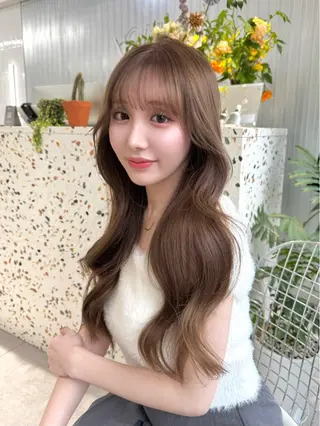 ロング カラー ヘアアレンジ 韓国レイヤーカット/ 髪質改善/郷家拓斗のヘアスタイル