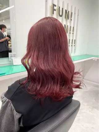 セミロング カラー うる艶ストレート♡透 明感カラー♡かずまるのヘアスタイル