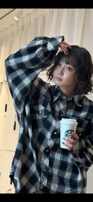 ショート パーマ 撮影モデル 様募集中🫧ももかのヘアスタイル