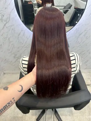 カラー ⋆✦ Leon カット¥1100のヘアスタイル