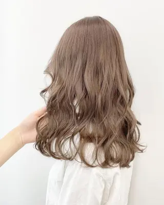 セミロング カラー 【ブリーチカラー】 🌈ALIVE若山葵のヘアスタイル