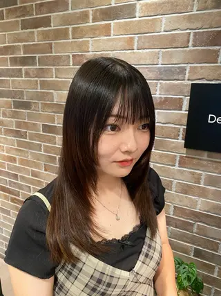 セミロング 🎀津曲夏希🎀ボブ レイヤー/顔周りのヘアスタイル