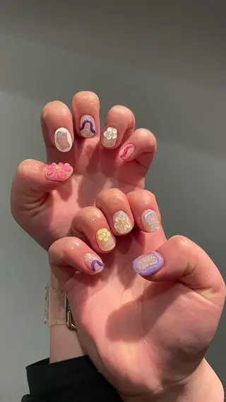 ネイル 細矢 咲花のネイルデザイン