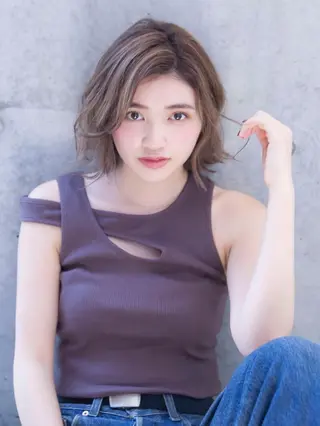ミディアム レイヤーカット🫧 ／髪質改善✨TOWAのヘアスタイル