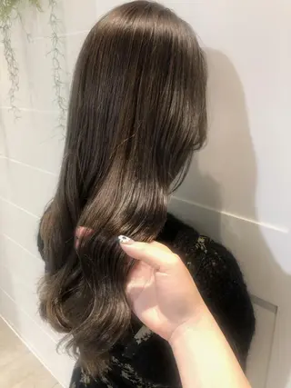 ロング カラー パーマ まつげ兼任しもさこ 🌟レイヤー得意のヘアスタイル