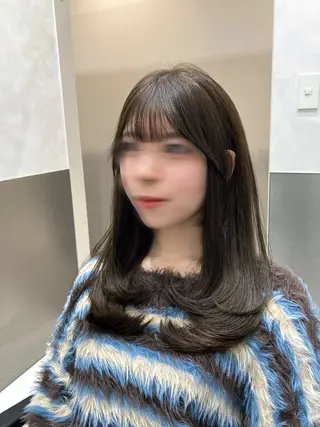 ロング カラー 💖ブリーチなし透明 感💖ASAHIのヘアスタイル