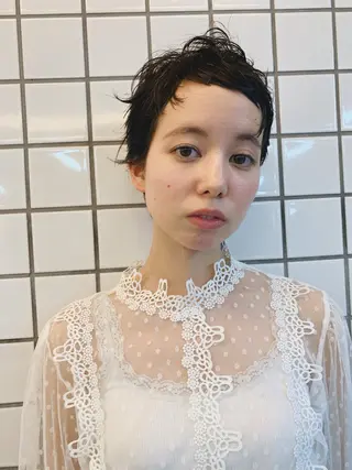ショート パーマ 🌈前田 潤 /ショート/レイヤーのヘアスタイル