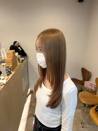 ロング 川端 明莉のヘアスタイル