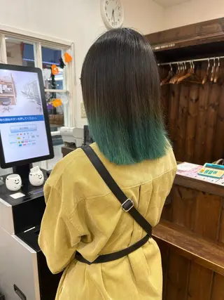 ミディアム カラー 🦋メンズカット/パ ーマモデル紀輔🦋‪のヘアスタイル