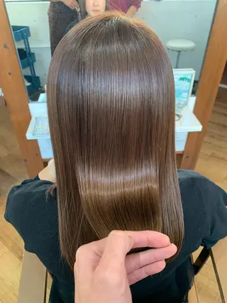 セミロング LINO west 髪質改善サロン🏝のヘアスタイル