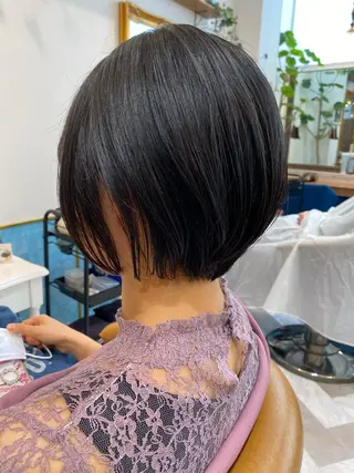 ショート レイヤーと顔まわり 大好き❣️関口拓馬のヘアスタイル