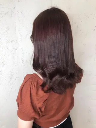 セミロング 韓国ヘア🇰🇷🎀 みきのヘアスタイル