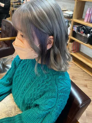 ミディアム カラー Topstylist YUKIのヘアスタイル