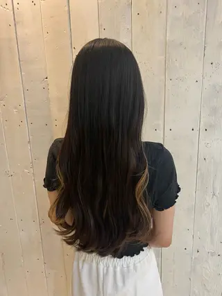 ロング ストレート🌹カラー お任せを🌈bucoのヘアスタイル