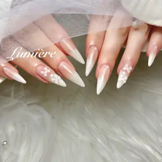 ネイル Lumière｜ ロング｜ワンホンのネイルデザイン