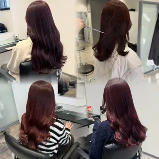 カラー 中井亜未/ 姫路ボブのヘアスタイル