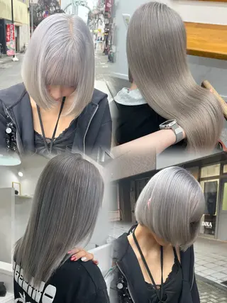 カラー 名古屋栄/ 複雑履歴   リカのヘアスタイル