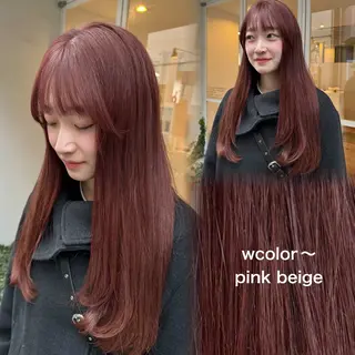 ロング カラー yard.長田 唯のヘアスタイル