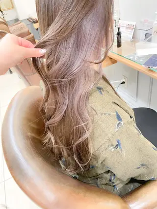 ロング カラー ✨カラー支持No.1 🧸ワキ カナコ🧸のヘアスタイル