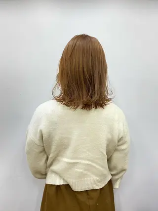 ミディアム カラー stylist トモヤのヘアスタイル