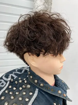 ショート パーマ メンズ ［似合わせヘア］ ✂︎OGURO✂︎のヘアスタイル