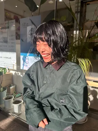 ミディアム パーマ 町田縮毛矯正/ 髪質改善/美髪特化のヘアスタイル