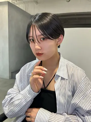 ショート カラー ❤️ショートカット ・顔周りカット❤️のヘアスタイル