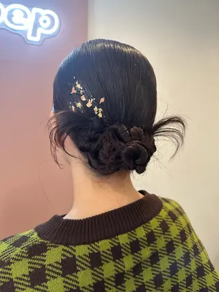 ミディアム ヘアアレンジ pep natsumiのヘアスタイル