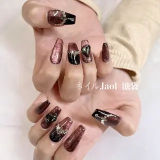 ロング ネイルJaol 池袋のネイルデザイン