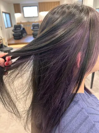 ロング カラー ボブ/暖色カラー 🎧 kei 🎀のヘアスタイル