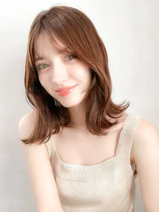 ミディアム カラー 美髪コンシェルジュ✨ kyousukeのヘアスタイル