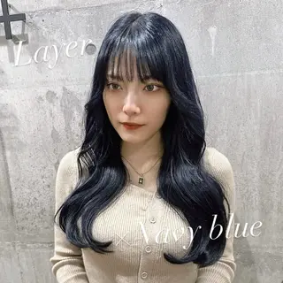 ロング 韓国𝐻𝑎𝑖𝑟 🇰🇷🖤ハラのヘアスタイル