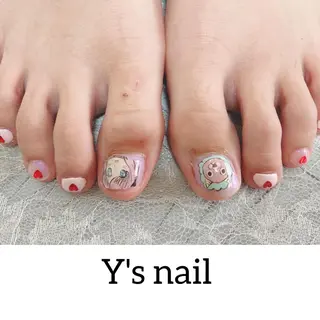 ネイル 手書きが得意🖌️ Y’s  nailのネイルデザイン