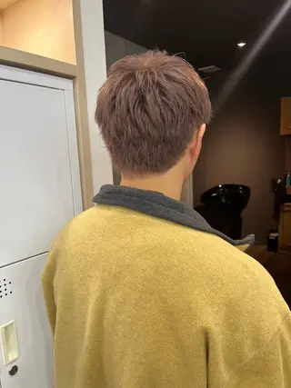 ショート カラー メンズ 🪽髪質改善矯正 🤍MIU🤍のヘアスタイル